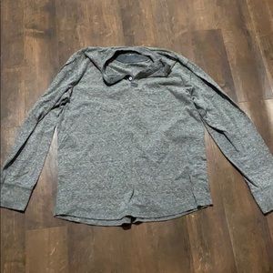 MENS LONG SLEEVE, GRAY